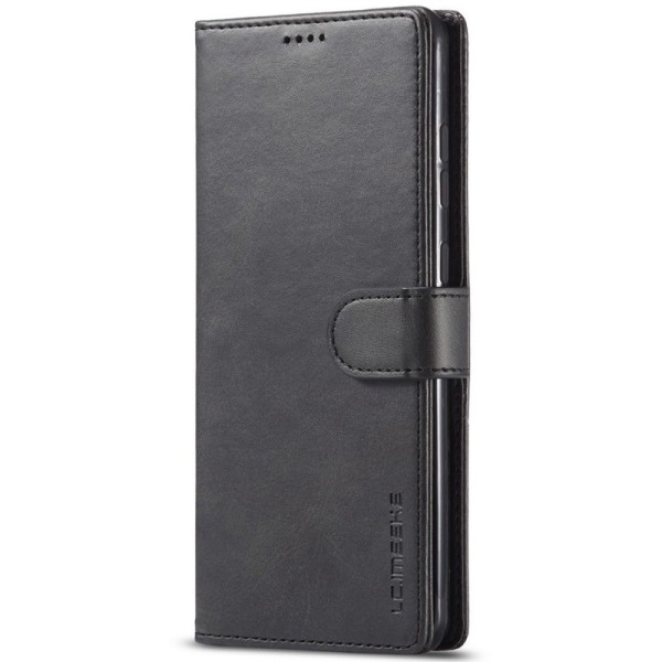 "LC.IMEEKE" atvēramais maciņš - melns (Galaxy A23 5G / A23 4G / M23 / F23)