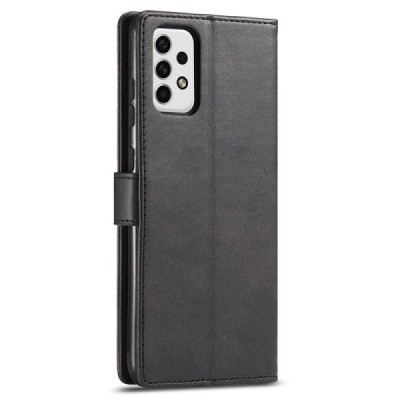 Samsung Galaxy A23, M23, F23 LC IMEEKE atvēramais melns maciņš - maks | Vacins.lv