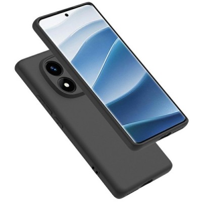 Xiaomi Redmi Note 14 Pro 4G cieta silikona (TPU) melns apvalks | Vacins.lv