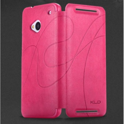 „Kalaideng“ Oscar atverčiamas HTC One M7 rožinis dėklas (Dėkliukas) / Priedai.lt