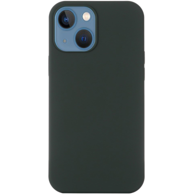 Apple iPhone 15 "Shell" MagSafe cieta silikona (TPU) tumši zaļa apvalks | vacins.lv