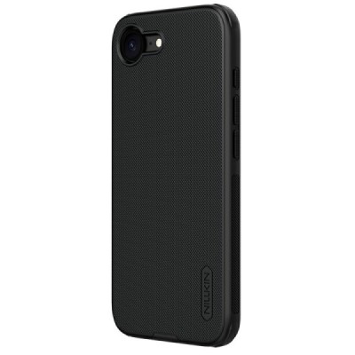 „Nillkin“ Frosted Shield Pro Magnetic dėklas - juodas (iPhone 17e / 16e)