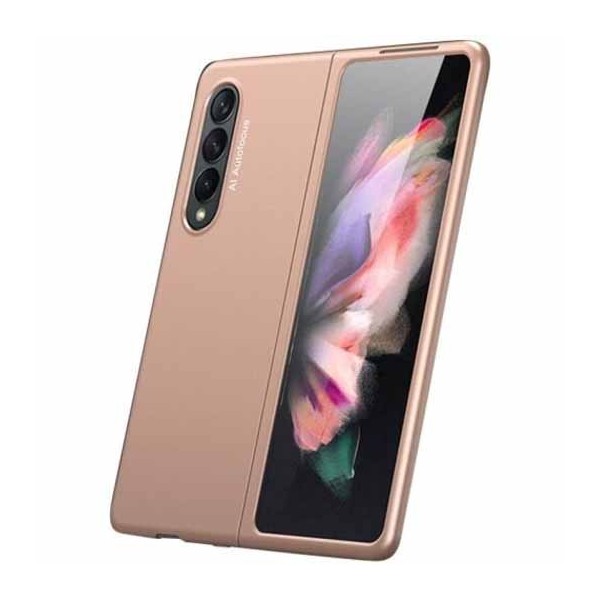 "GKK" Slim plastmasas apvalks - zelta (Galaxy Z Fold3)