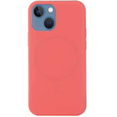 Apple iPhone 13 mini „Shell“ MagSafe kieto silikono TPU rožinis dėklas - nugarėlė | Priedai.lt