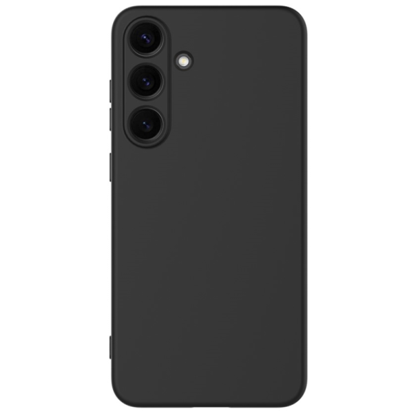 "Shell" cieta silikona (TPU) apvalks - melns (Galaxy S25+)