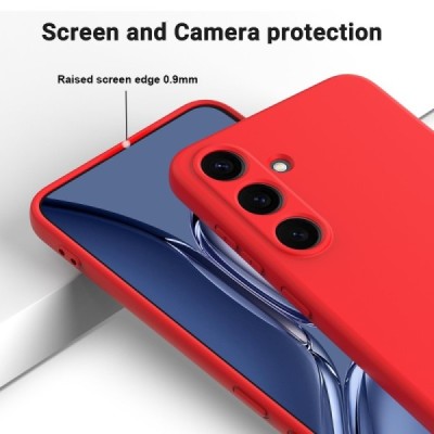 Samsung Galaxy S25+ "Shell" cieta silikona (TPU) apvalks - sarkans | vacins.lv