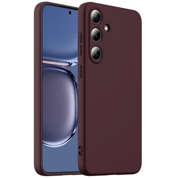 "Shell" MagSafe cieta silikona (TPU) apvalks - bordo (Galaxy S25+)