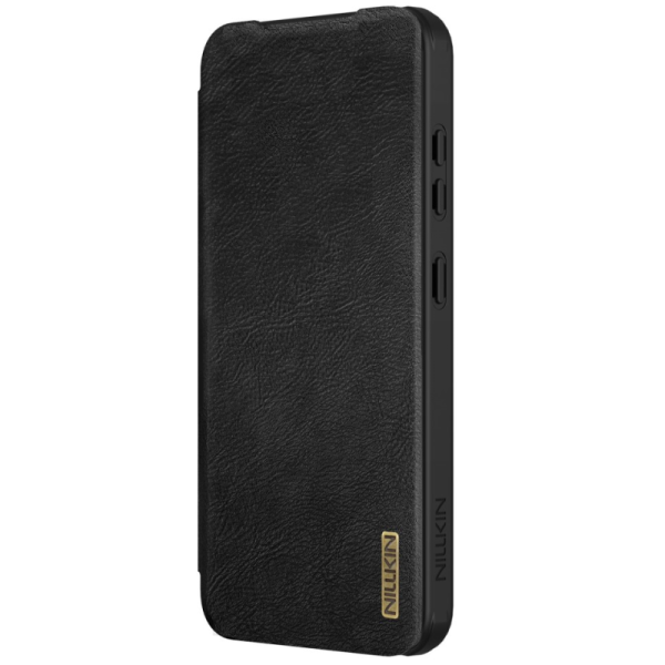 „Nillkin“ Qin Pro atvēramais maciņš - melns (Galaxy S25+)