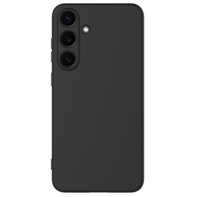 „Shell“ kieto silikono (TPU) dėklas - juodas (Galaxy S24 / S25)