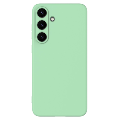 Samsung Galaxy S25 Shell kieto silikono (TPU) dėklas žalias - nugarėlė | Priedai.lt