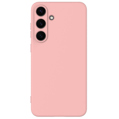 Samsung Galaxy S25 Shell kieto silikono (TPU) dėklas rožinis - nugarėlė | Priedai.lt