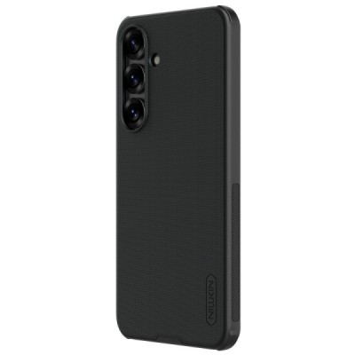 Nillkin Frosted Shield Pro Magnetic Samsung Galaxy S25 melns plastmasas apvalks futrālis | Vacins.lv