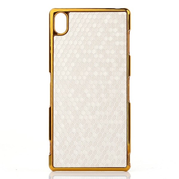 Elegantiškas korėtas dėklas - baltas (Xperia Z3)