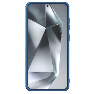 Nillkin Frosted Shield Samsung Galaxy S25 mėlynas plastikinis dėklas - nugarėlė | Priedai.lt