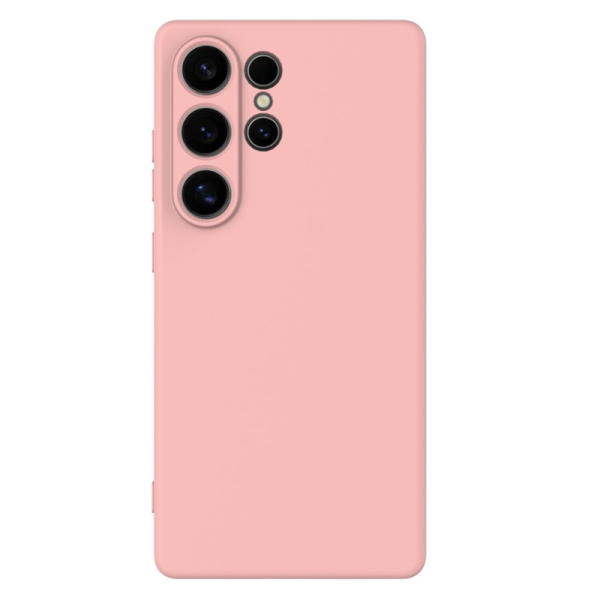 "Shell" cieta silikona (TPU) apvalks - rozs (Galaxy S25 Ultra)