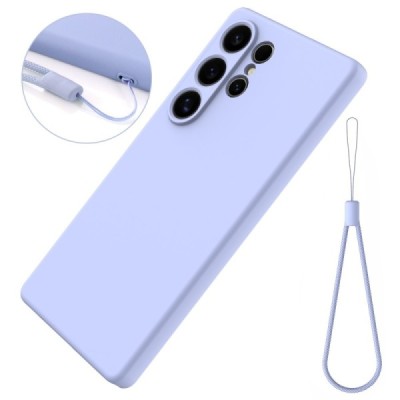 Samsung Galaxy S25 Ultra "Shell" cieta silikona (TPU) apvalks - violets | vacins.lv