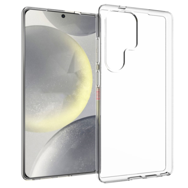 Cieta silikona (TPU) apvalks - dzidrs (Galaxy S25 Ultra)
