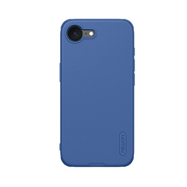"Nillkin" Frosted Shield apvalks - zils (iPhone 17e / 16e)