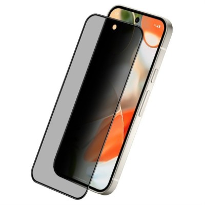 „IMAK“ Tempered Glass juodas apsauginis ekrano stiklas - privatumo (Pixel 10 Pro / 10 / 9 Pro / 9)