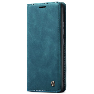 "CaseMe" Retro solīds atvēramais ādas maciņš - zaļš (Redmi Note 14 Pro 5G / Note 14 Pro+ 5G / Poco X7 5G)