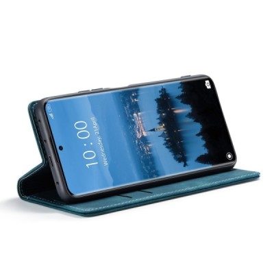 „CaseMe“ Retro solidus atverčiamas dėklas - žalias (Redmi Note 14 Pro 5G / Note 14 Pro+ 5G / Poco X7 5G)