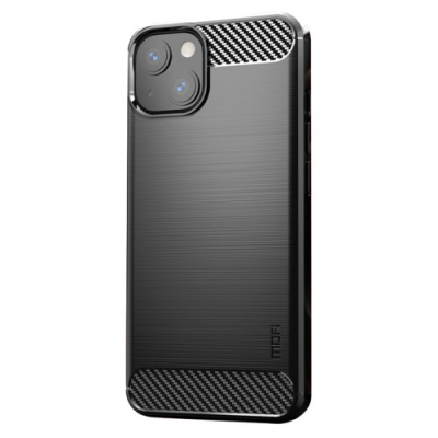 Apple iPhone 13 mini "Carbon" cieta silikona (TPU) melns apvalks | Vacins.lv