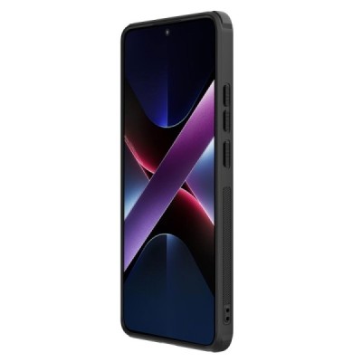 Nillkin Frosted Shield Pro Magnetic Xiaomi Poco X7 Pro 5G melns plastmasas vāciņš apvalks | Vacins.lv