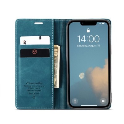 „CaseMe“ Retro Solid Flip Case - Green (iPhone 17e / 16e)