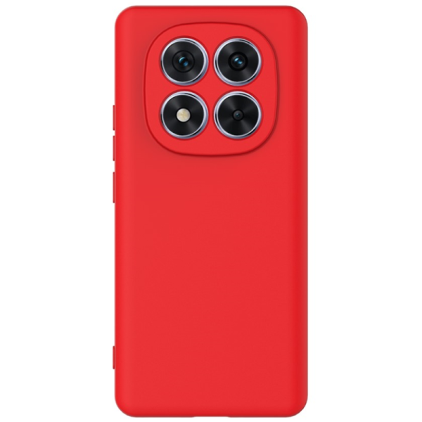 "Shell" cieta silikona (TPU) apvalks - sarkans (Redmi Note 14 Pro 5G / Poco X7 5G)