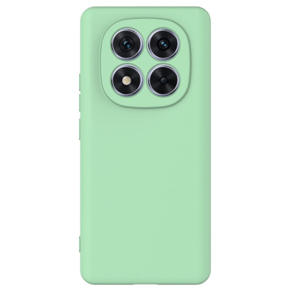 "Shell" cieta silikona (TPU) apvalks - zaļš (Redmi Note 14 Pro 5G / Poco X7 5G)