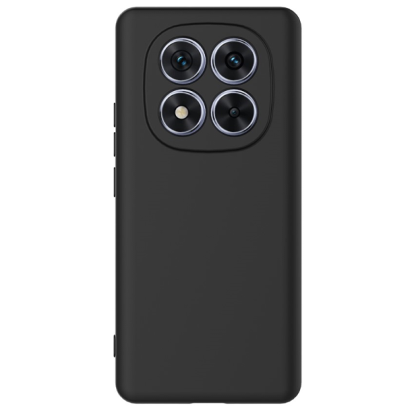 "Shell" cieta silikona (TPU) apvalks - melns (Redmi Note 14 Pro 5G / Poco X7 5G)