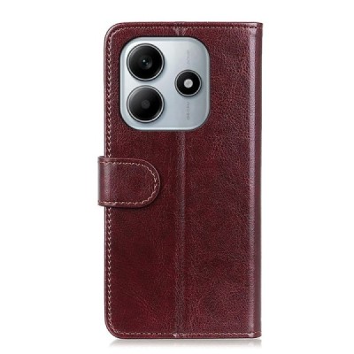 Xiaomi Redmi Note 14 5G Binfen atvēramais brūns maciņš - maks | Vacins.lv