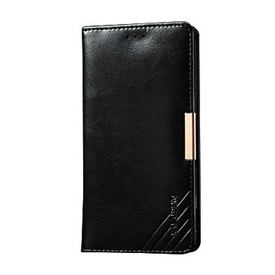 „Kalaideng“ Royale atverčiamas juodas odinis Apple iPhone 6 (6s) dėklas / Priedai.lt