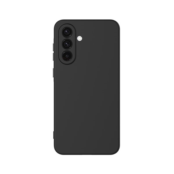 "Shell" cieta silikona (TPU) apvalks - melns (Galaxy A36)