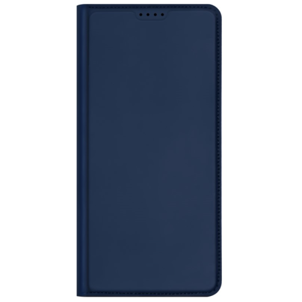 "Dux Ducis" Skin atvērams maciņš - tumši zils (iPhone 17e / 16e)