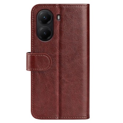 Poco X7 Pro 5G, Redmi Turbo 4 5G Binfen atvēramais brūns maciņš - maks | Vacins.lv