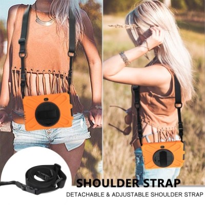 "Amorus" Pastiprinātas aizsardzības (360°) apvalks - oranžs (Galaxy Tab Active Pro / Tab Active4 Pro / Active5 Pro)