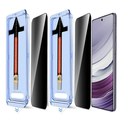 Samsung Galaxy S25 (S24) „Leyong“ Tempered Glass privatumo sustiprintos apsaugos juodas pilnai dengiantis apsauginis ekrano stik