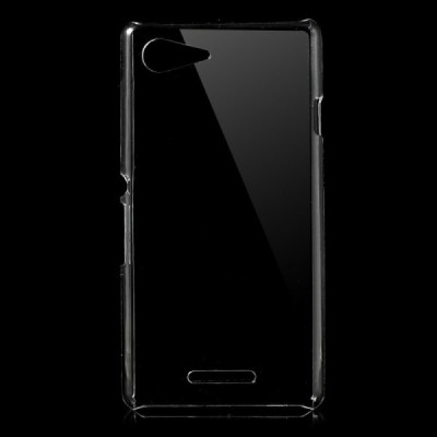 Sony Xperia E3 plastmasas dzidrs (caurspīdīgs) futrālis / Vacins.lv