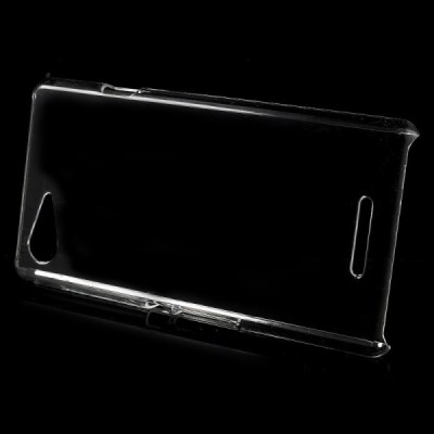 Sony Xperia E3 plastmasas dzidrs (caurspīdīgs) futrālis / Vacins.lv