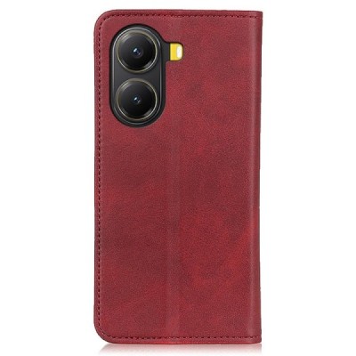 Poco X7 Pro 5G, Redmi Turbo 4 5G "Split" sērijas sarkans atvērams maciņš, maks | Vacins.lv