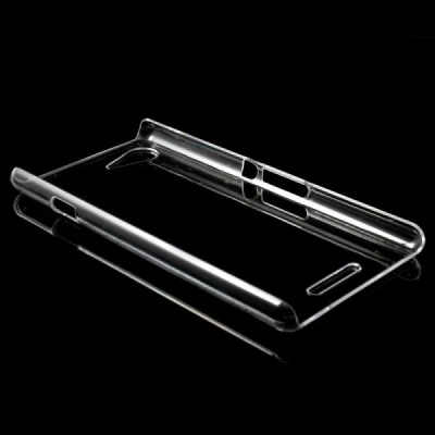 Sony Xperia E3 plastmasas dzidrs (caurspīdīgs) futrālis / Vacins.lv