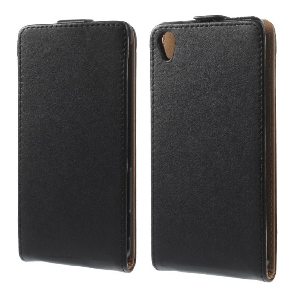 Vertikaliai atverčiamas dėklas - juodas (Xperia Z3)