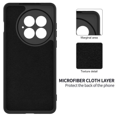 OnePlus 13 "Shell" cieta silikona (TPU) apvalks - melns | vacins.lv