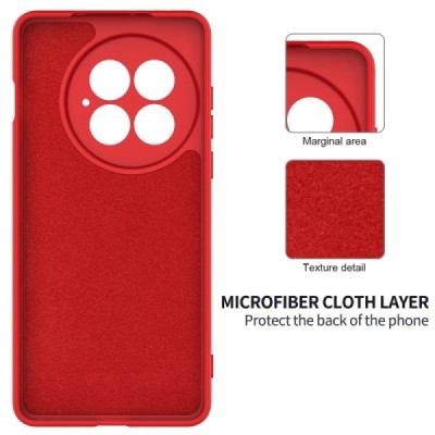 OnePlus 13 "Shell" cieta silikona (TPU) apvalks - sarkans | vacins.lv