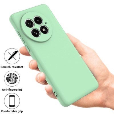 OnePlus 13 "Shell" cieta silikona (TPU) apvalks - zaļš | vacins.lv