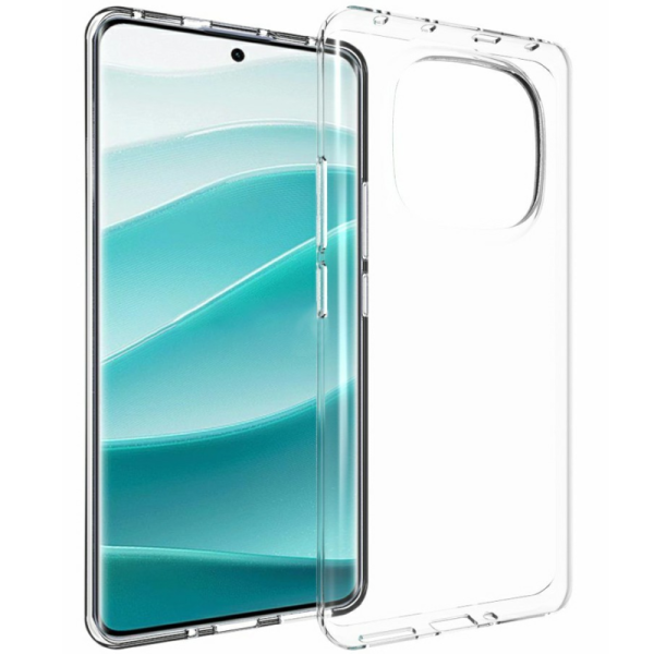 Kieto silikono (TPU) dėklas - skaidrus (Redmi Note 14 Pro 5G / Note 14 Pro+ 5G / Poco X7 5G)