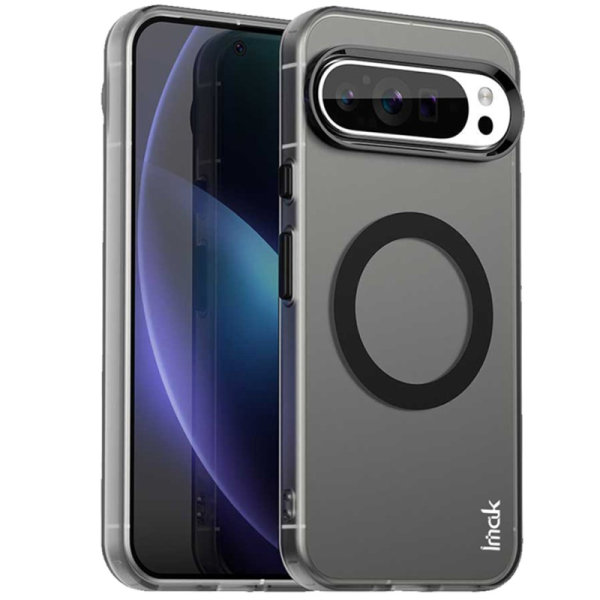 "IMAK" Candy MagSafe matēts cieta silikona (TPU) apvalks - melns (Pixel 9 Pro XL)