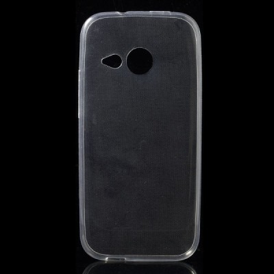 HTC One Mini 2 skaidrus (permatomas) kieto silikono TPU ploniausias pasaulyje dėklas / Priedai.lt