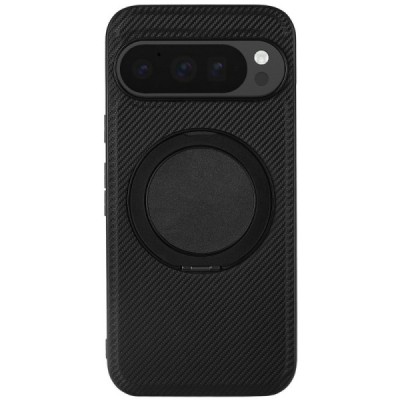 Google Pixel 9 Pro "ViLi" TCY Carbon MagSafe Kickstand melns apvalks | Vacins.lv
